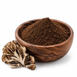 Extrait de champignon Maitake naturel en poudre, 30% 50% de polysaccharides, complément alimentaire de qualité alimentaire - Product Image 1