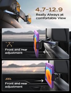 Support de tablette universel <span class=keywords><strong>pour</strong></span> voiture LISEN avec bras pliable à rotation 360° <span class=keywords><strong>pour</strong></span> iPad Pro Air Mini Samsung Galaxy Tab, <span class=keywords><strong>pour</strong></span> siège arrière, voyages en famille - Product Image 4