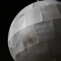Lámpara colgante LED de alabastro creativa minimalista, diseño de globo para comedor, sala de estar, dormitorio, tienda de ropa, cafetería informal