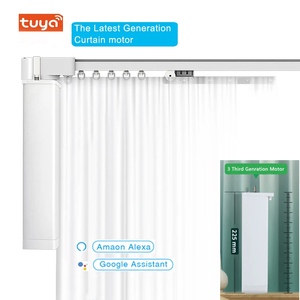 <strong>Cheap</strong> Tuya Shorter Wifi <strong>Curtain</strong> Motor Electric Track Rail Rod Automatic System Smart Home <strong>Curtains</strong> Remote Control - Product Image 3