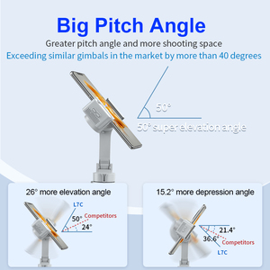 F6 F12 bán buôn l7cpro điện thoại thông minh Gimbal 3-trục cầm tay ổn định điền vào ánh sáng cho điện thoại di động <span class=keywords><strong>Iphone</strong></span> video vlog chân máy nhỏ - Product Image 4