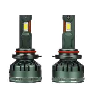 ไฟหน้ารถยนต์ V45PRO 120W 3570 Csp LED รุ่น 9006 พร้อมพัดลมระบายความร้อน ใช้หลอดไฟหน้าแบบ LED รุ่น H1 H4 <span class=keywords><strong>H7</strong></span> H11 แสงสีฟ้า 6500K และแสงสีขาว 6000K วัสดุอะลูมิเนียม - Product Image 1