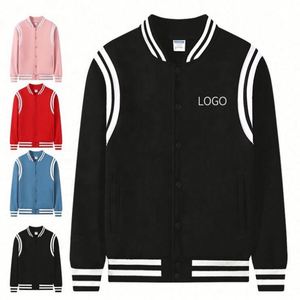 Autumn Sport Fleece Sweatshirts for Men Newest Popular Styles Youth Baseball <b>Jackets</b> Coats Long Varsity <b>Jacket</b> Reversible Fabric - Product Image 3
