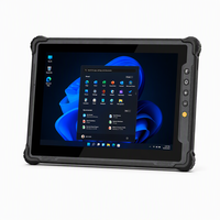 Tablet Industri Tangguh 10.1 Inci 1920x1200 1000nits Terlihat di Bawah Sinar Matahari Windows 11 Pro Intel N5100 8GB IP65 Pemindai Barcode 2D