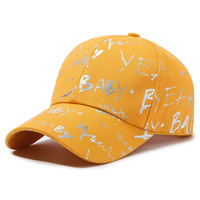 Nueva gorra de béisbol estampada de moda para mujer, gorra de béisbol para correr de verano con ala ancha