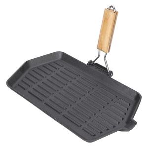 Sartén MARINELLA de hierro fundido inoxidable superficie lisa 23x36 cm para planchas y sartenes - Product Image 3