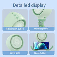 Ventilateur portable pour poussette, avec clip et trépied, 4000 mAh, ventilateur flexible de type pieuvre pour extérieur, rechargeable USB, pour poussette et landau