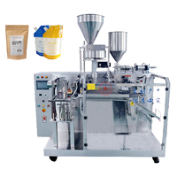 Gobelet volumétrique automatique pesant le remplissage petite fermeture à glissière horizontale poche préfabriquée sac fermeture à glissière doypack machine d'emballage de grains