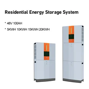 ระบบเก็บพลังงาน51.2V 10kwh 100Ah 20 kWh ธนาคารแบตเตอรี่25KW สำหรับเก็บพลังงานในครัวเรือน