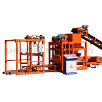 Machine de fabrication de blocs de béton, de sable et de ciment entièrement automatique Shengya Brand Earn Money QTJ4-25