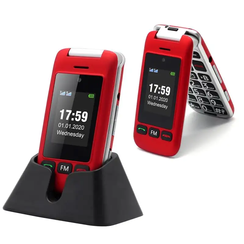 Yeni tip yeni güvenlik hatırlatma çağrı GPS gelişmiş akıllı telefon yaşlı flip telefon