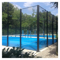 Vente chaude Panoramique Extérieur Paddle Tennis Court Haute Demande Canchas De Padel à Vendre Équipement De Court De Tennis De Haute Qualité