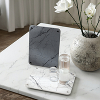Tapis de comptoir de cuisine en Silicone écologique classique plateau de séchage en pierre à sucer les fluides tampon de vidange pour usage domestique et commercial