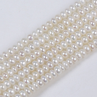 Perles en vrac de forme bouton de 3-4 mm, perles d'eau douce pour la fabrication de bijoux