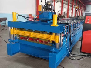 Çift Katmanlı Trapez Şekilli IBR Çatı Levhası Rulo Şekillendirme Makinesi <span class=keywords><strong>Metal</strong></span> Çatı Kaplama Makinesi - Product Image 4