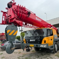 Grúa Todoterreno de Alto Rendimiento Sany STC750 con Capacidad de Elevación de 75 Toneladas, Motor Weichai, Altura Máxima de Elevación de 120 m