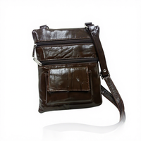 Tas Selempang Kulit Asli Tahan Lama, Kapasitas Besar, Anti Air, Ringan, Model Clutch Kasual untuk Acara Santai dan Perjalanan