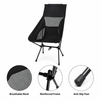 Chaise lune pliante moderne en maille respirante, mobilier d'extérieur, chaise de camping légère et portable pour jardin, pêche, plage, pique-nique