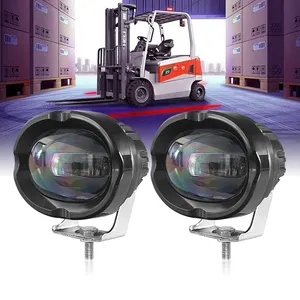 2024 hot sale Blue /Red Color 9W forklift LED Light Area work lamp warning for Forklift safety zone Safety Lamp Anti-Collision