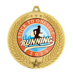 Nobile Design unico di vendita caldo personalizzato bastone per se stessi che corre medaglie medaglia sport metallo - Product Image 1