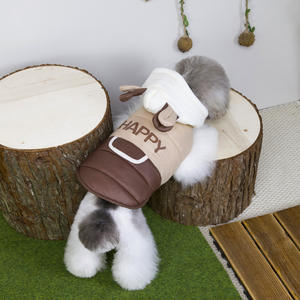 Nueva ropa ecológica de poliéster para mascotas de otoño e invierno para perros y gatos con trajes de estilo Teddy Keep Your Furry <span class=keywords><strong>Friends</strong></span> Warm - Product Image 4