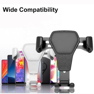 Nouveau Design et <span class=keywords><strong>prix</strong></span> de gros support de téléphone de voiture en cuir pour support de ventilation de voiture pour support de téléphone portable de Navigation - Product Image 5