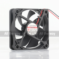 Kipas Pendingin Sunon Baru 5V 12V 48V DC24V 2.40W AC EC 6015 60X60X15MM 6CM Maglev Senyap untuk Kabinet Inverter Dua-kabel ME60152V1-000C-A99
