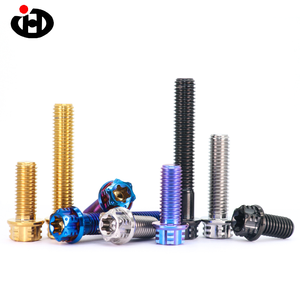 Bu lông hợp kim titan M10 cho xe máy, đầu ren hình hoa mai, vít xe đạp <span class=keywords><strong>T25</strong></span> tiêu chuẩn ISO cho xe máy, ô tô, bánh xe, lốp - Product Image 3