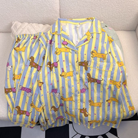Ensemble pyjama deux pièces en coton nuage pour femme, doux et respirant, vêtements de détente, personnalisable B2B, collection printemps-été