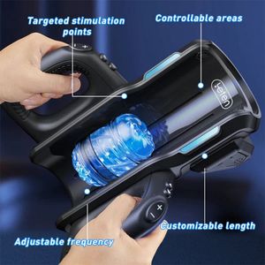 Vibratoren Männlicher Masturbator-Cup Realistische Pussy <span class=keywords><strong>Vagina</strong></span> 100% Wasserdicht mit Handyhalter Geschenkbox Sexspielzeug für Männer - Product Image 2