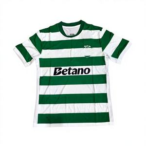 Camiseta <span class=keywords><strong>de</strong></span> Fútbol Personalizada para Hombre, Colocación del Número en la Parte Delantera, Logotipo del Equipo <span class=keywords><strong>de</strong></span> Fútbol, 100% Poliéster, Impresión por Transferencia <span class=keywords><strong>de</strong></span> Calor, Verano - Product Image 1