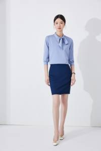 होटल प्रबंधक महिला फ्रंट डेस्क शर्ट आतिथ्य के लिए औपचारिक व्यावसायिक वर्कवेअर वर्दी - Product Image 6