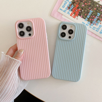 Étui de téléphone à motif ondulé pour iPhone 18Pro 17, 16, 15, 14, 13, 12, 11, Pro Plus, étui de téléphone anti-chute