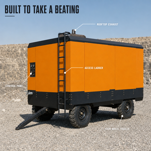 <span class=keywords><strong>Compresseur</strong></span> d'air diesel mobile 10 à 14 bars monté sur châssis avec moteur Deutz pour le sablage et les travaux <span class=keywords><strong>de</strong></span> réparation municipale - Product Image 1