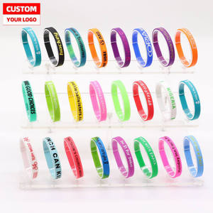 Pulseras de Silicona Fluorescentes Recicladas Ecológicas con Logotipo Personalizado, Pulseras de Goma Oscura para Eventos y Promociones - Product Image 5