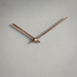 Aiguilles d'horloge carrées personnalisées en bois style Art Déco - Mouvement à quartz silencieux durable, fonctionnant sur piles - Product Image 4