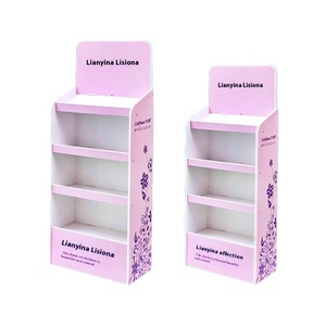 Giá để trưng bày mỹ phẩm, thực phẩm, đồ uống bằng nhựa PVC, <span class=keywords><strong>acrylic</strong></span> và nhựa tổng hợp, giá để ván trượt, kệ quảng cáo từ sàn đến sàn - Product Image 1