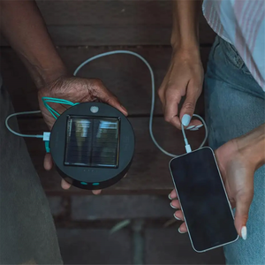 Lampe de camping solaire d'extérieur, guirlande lumineuse LED, chargeur de téléphone, gadgets de camping, équipement de camping - Product Image 5