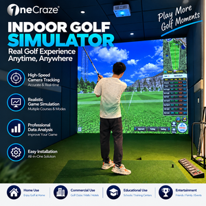 Simulateur de golf commercial interactif AR Sport Touchscreen 1920x1080 pour centre de jeux et club sportif - Product Image 1