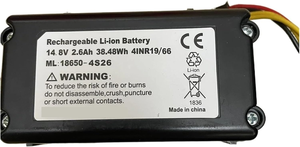 Modèles Proscenic P1 P2 780T 790T 800T Batteries cylindriques rechargeables pour aspirateur lithium-ion 14.4V 2.6Ah - Product Image 5