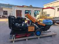 Pompe à béton diesel portable et durable de petite taille, pompe de coulage pour petites structures secondaires