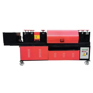 automatic wire straightening and cutting machine Use range diameter 45-51mm wire straightening cutting pointing machine with wir