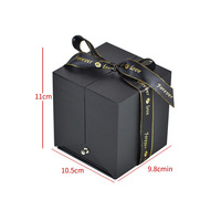 Boîte cadeau de fleurs éternelles modernes - Boîte cadeau en plastique de haute qualité pour la Saint-Valentin. Personnalisation en gros disponible