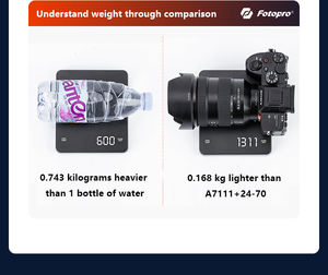 Trípode de Viaje de Fibra de Carbono <span class=keywords><strong>Fotopro</strong></span> X-Airfly FALCAM F38, Trípode de Liberación Rápida con Tornillo Extensible de 1/4, Trípode de 1.6M con Rótula de 1/4 - Product Image 6
