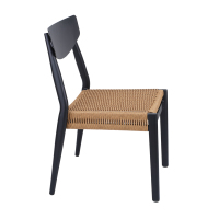Ensemble de chaises de salle à manger d'extérieur de style moderne table à thé en rotin et aluminium meubles de loisirs de ferme pour jardin, balcon et cour