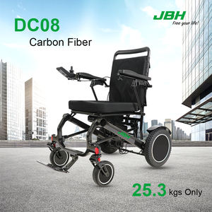 Silla de Ruedas Plegable Fácil de Usar con Marco de Fibra de Carbono, Eléctrica, Metálica Negra con Motor Grande de 250W*2 sin Escobillas para Personas Mayores - Product Image 2