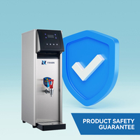 Distributeur d'eau chaude électrique universel en acier inoxydable 304, argenté, pour hôtels et foyers, chargement par le bas