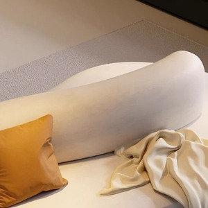 Sofá Cama Curvo de Tela de Doble Cara, Suave como una Nube, Lujoso y Moderno, Reclinable de Tres Plazas para <span class=keywords><strong>Apartamentos</strong></span>, Hogares y Uso Comercial - Product Image 6