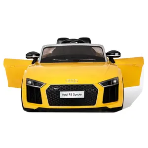 Trò Chơi Xe Hơi Audi R8 Được Cấp Phép WDHLR8, Đèn Âm Nhạc Hiển Thị Công Suất Mở Cửa Kép 2.4G R/C