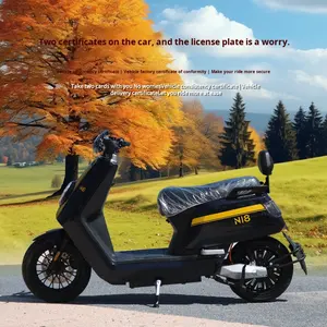 Moto Électrique pour Adulte à Grande Vitesse 72V Véhicule au Lithium Haute Puissance pour Livraison Longue <span class=keywords><strong>Distance</strong></span> Nouvelle Moto Électrique King 60V - Product Image 1